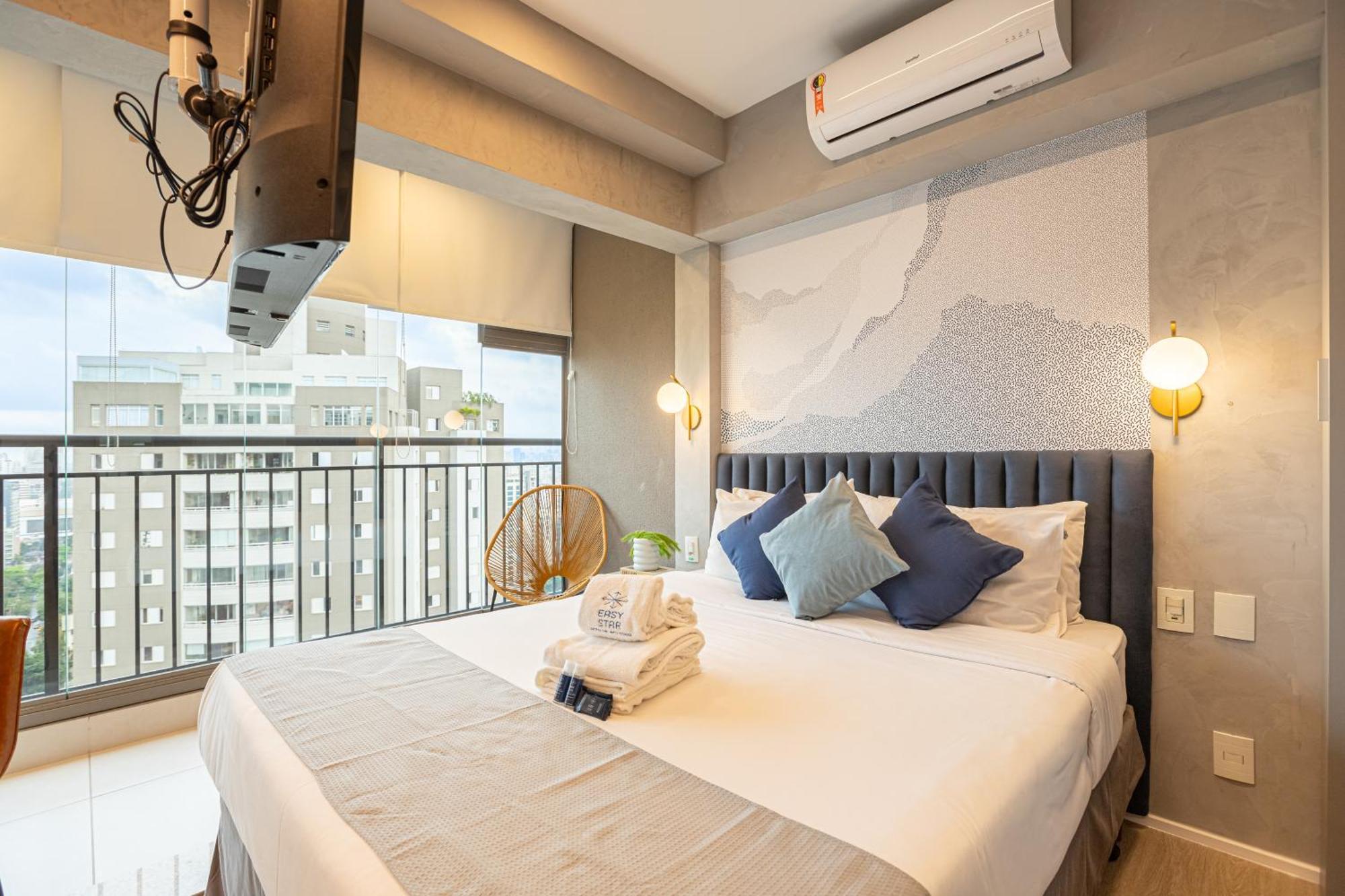 Apartamento Easy Star - Fabuloso Em Moema - Ys05h *